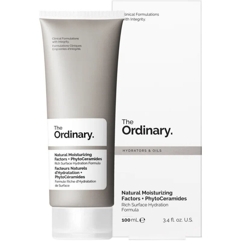 The Ordinary Natural Moisturizing Factors + PhytoCeramides vlažilna krema za obraz s ceramidi 100 ml