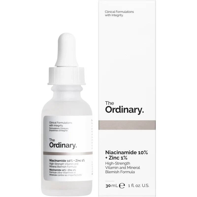 The Ordinary Niacinamide 10% + Zinc 1% posvetlitveni serum za obraz 30 ml