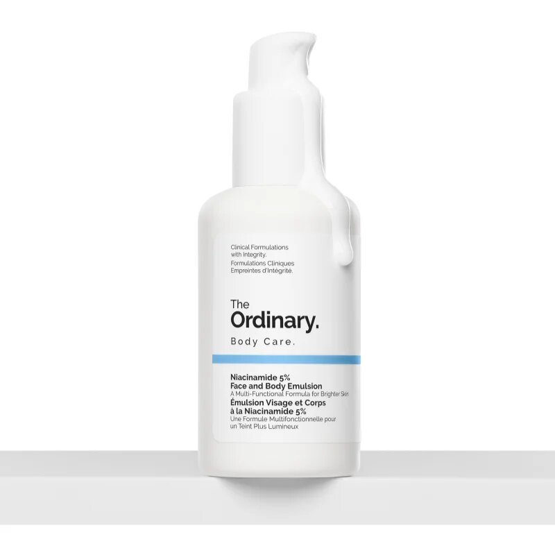 The Ordinary Niacinamide 5% Face & Body Emulsion lahka vlažilna emulzija proti temnim madežem za obraz in telo 100 ml