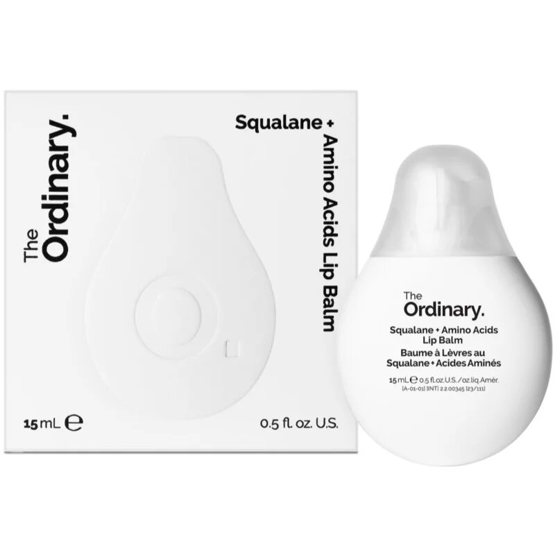 The Ordinary Squalane + Amino Acids Lip Balm vlažilni balzam za ustnice 15 ml