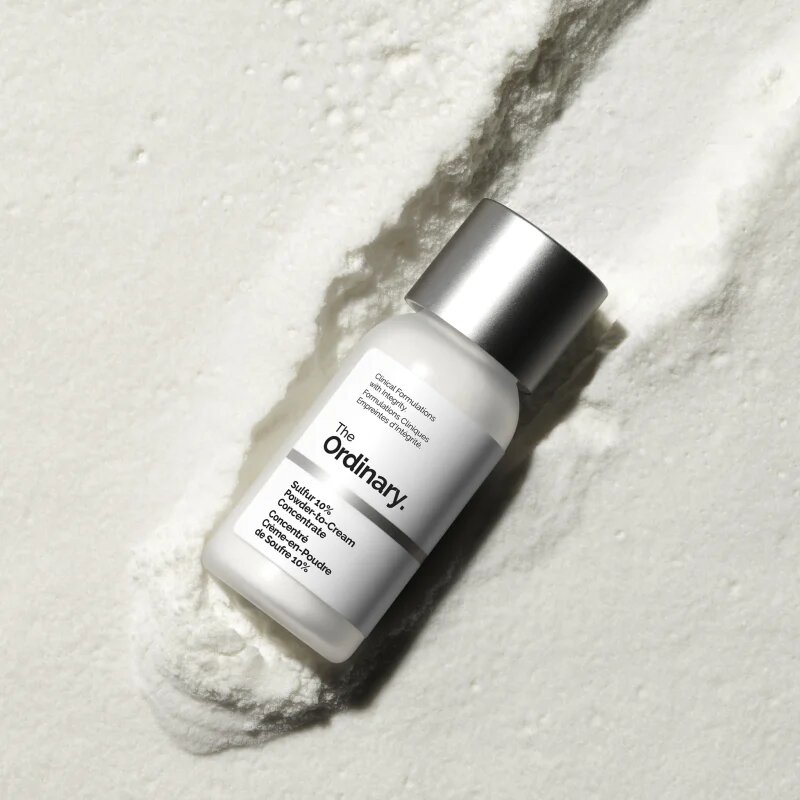 The Ordinary Sulfur 10% Powder-to-Cream Concentrate lokalna nega proti aknam 5 g
