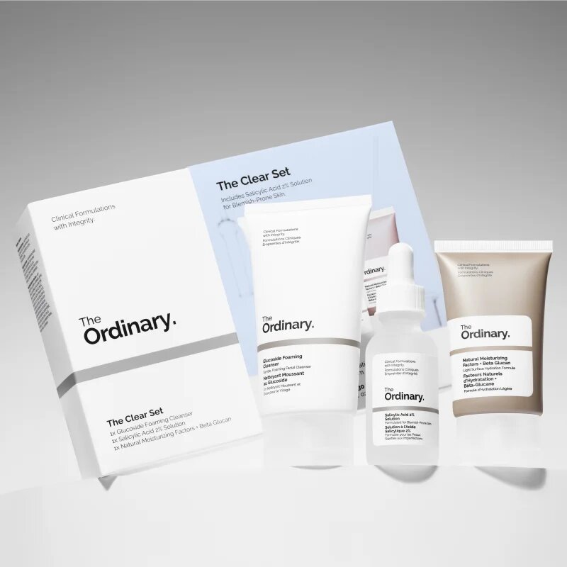 The Ordinary The Clear Set darilni set