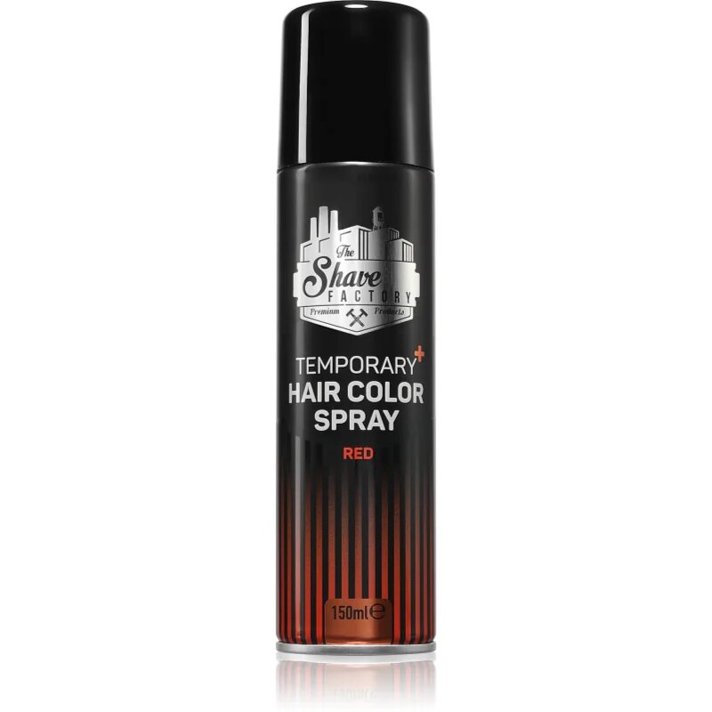 The Shave Factory Temporary Hair Color Spray pršilo za lase odtenek Red 150 ml