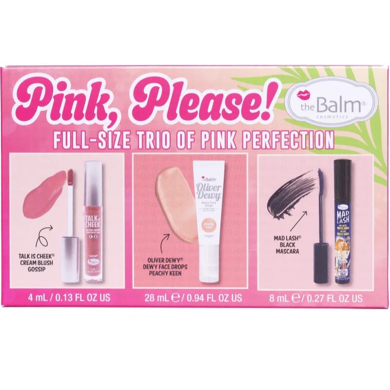 theBalm Holiday Trio Box Set darilni set za obraz
