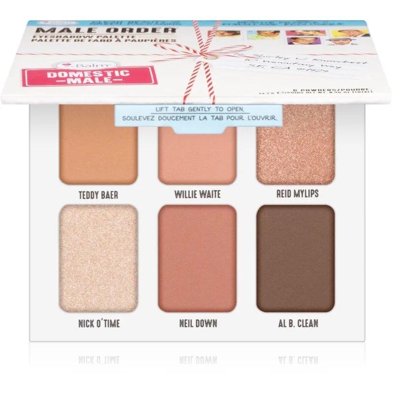 theBalm Male Order® Domestic Male paleta senčil za oči 13.2 g