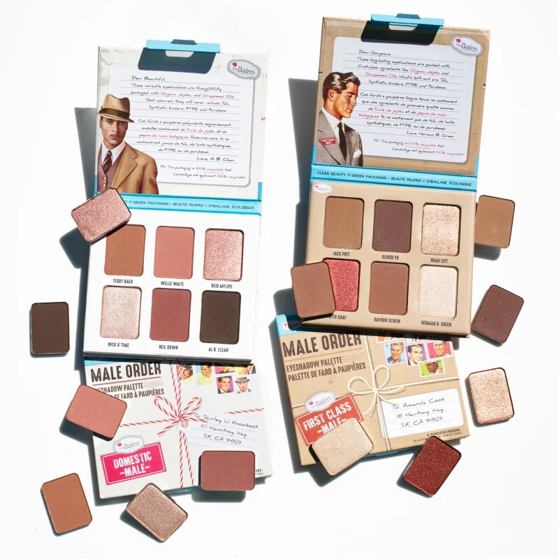 theBalm Male Order® Domestic Male paleta senčil za oči 13.2 g