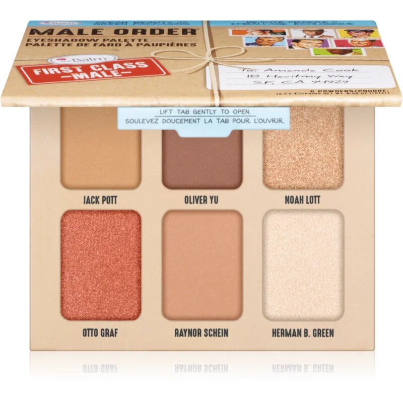 theBalm Male Order® First Class Male paleta senčil za oči 13.2 g