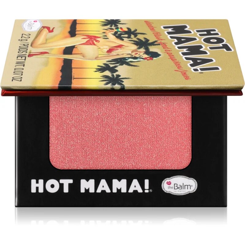 theBalm Mama® Hot rdečilo in senčilo za oči v enem odtenek Beautiful Peachy Pink 2.2 g