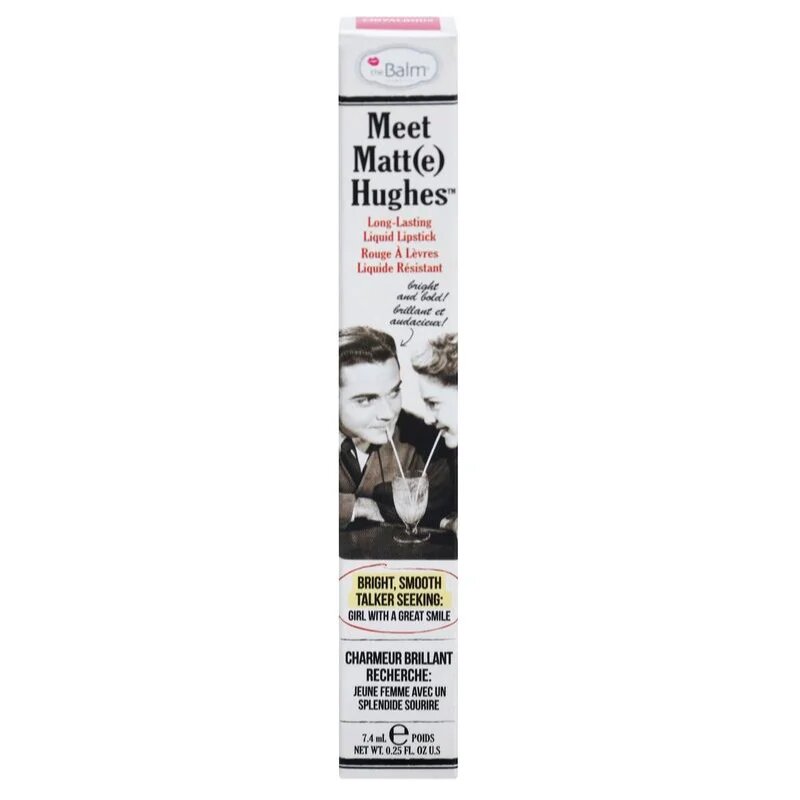 theBalm Meet Matt(e) Hughes Long Lasting Liquid Lipstick dolgoobstojna tekoča šminka odtenek Chivalrous 7.4 ml
