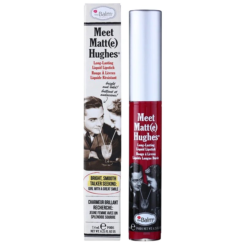 theBalm Meet Matt(e) Hughes Long Lasting Liquid Lipstick dolgoobstojna tekoča šminka odtenek Dedicated 7.4 ml