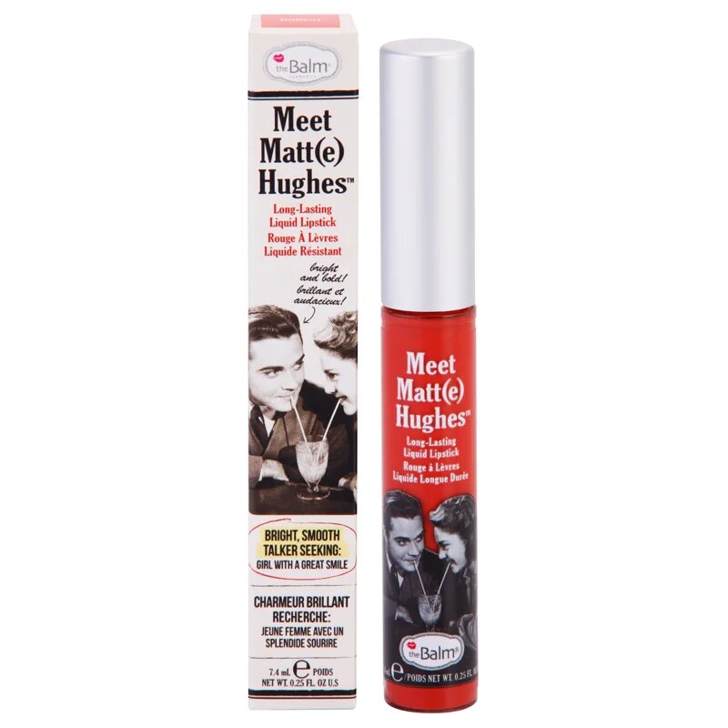 theBalm Meet Matt(e) Hughes Long Lasting Liquid Lipstick dolgoobstojna tekoča šminka odtenek Honest 7.4 ml