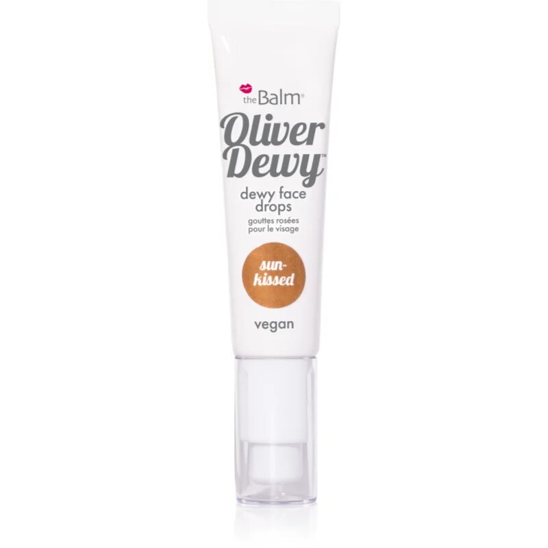 theBalm Oliver Dewy Face Drops tekoči osvetljevalec odtenek Sun-Kissed 28 ml