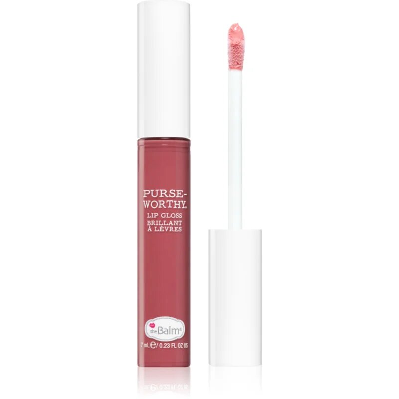 theBalm Purseworthy vlažilni sijaj za ustnice z karitejevim maslom odtenek Clutch 7 ml