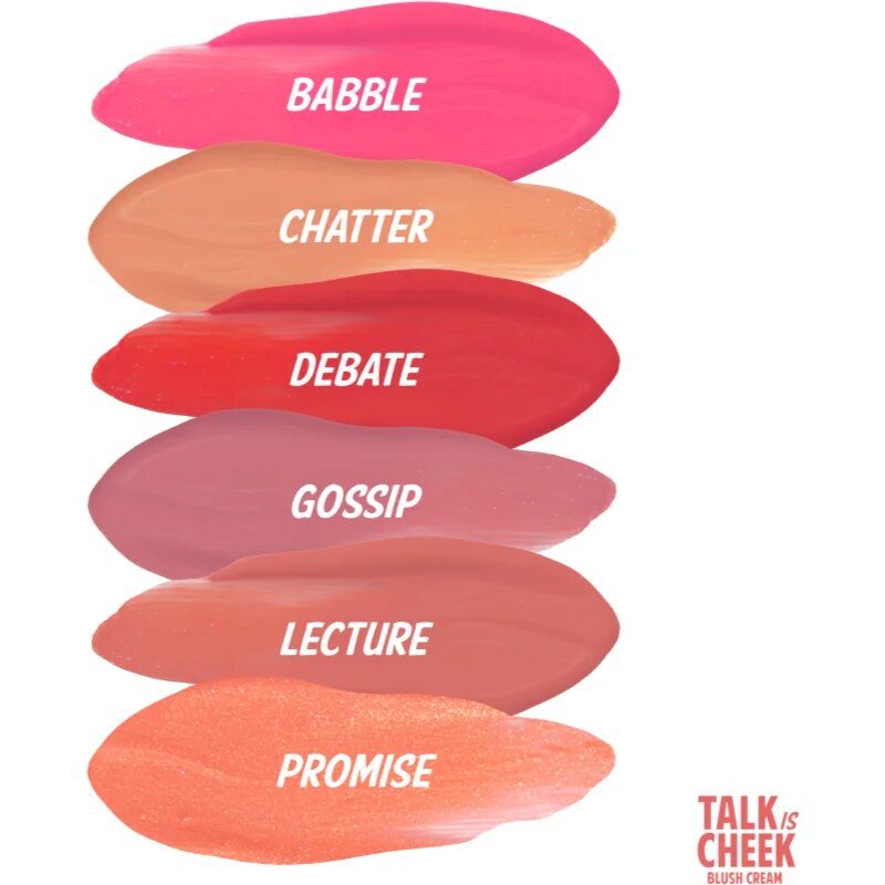 theBalm Talk is Cheek kremasto rdečilo odtenek Gossip 4 ml
