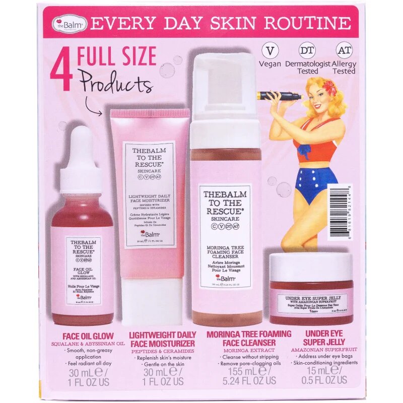 theBalm To The Rescue® Skincare Collection darilni set za obraz
