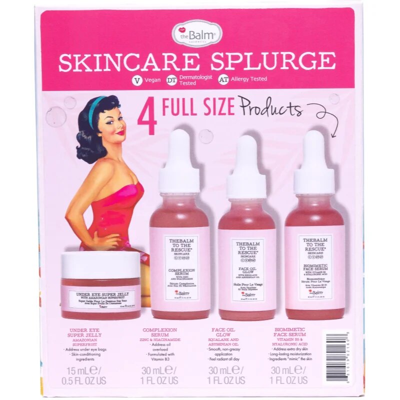 theBalm To The Rescue® Skincare Collection darilni set za popolno polt