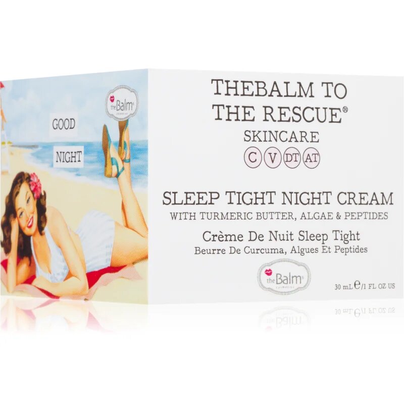 theBalm To The Rescue® Sleep Tight nočna krema za obraz proti gubam 30 ml