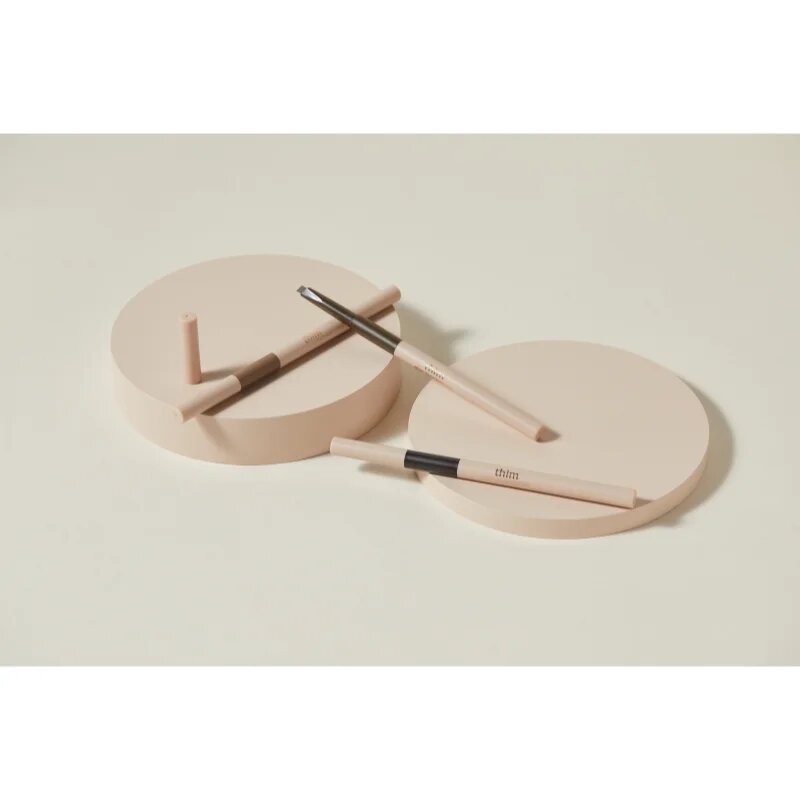 thim Artist Touch Brow Duo obojestranski svinčnik za obrvi s krtačko odtenek 01 Cocoa Brown 0.6 g