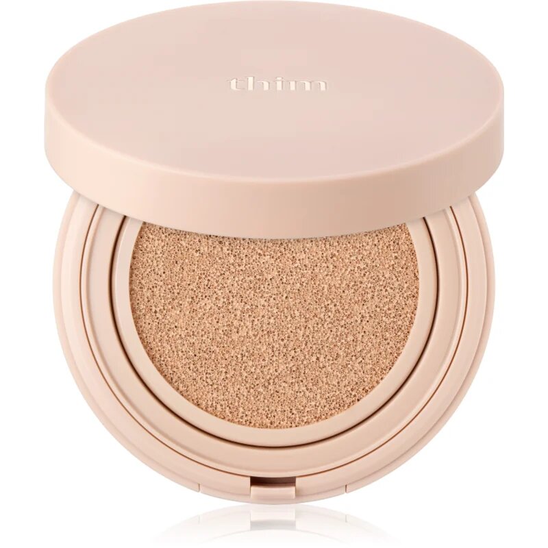 thim Luminous Skin Cushion dolgoobstojni tekoči puder v gobici za osvetljevanje kože in hidratacijo odtenek 21 Light Beige 15 g