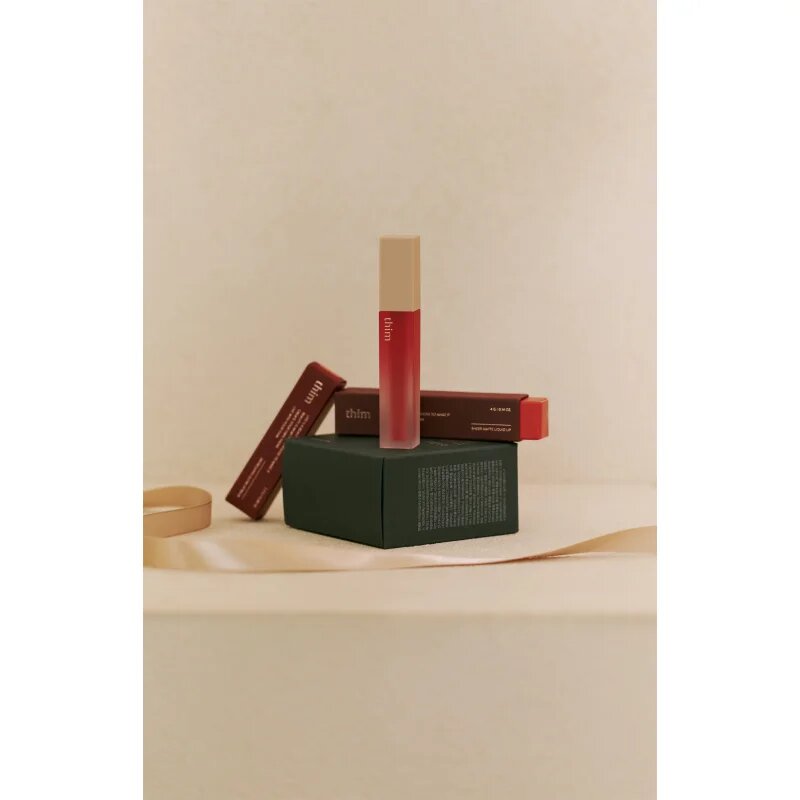 thim Sheer Matte Liquid Lip lahka tekoča mat šminka odtenek 06 Raspberry Bun 4 g