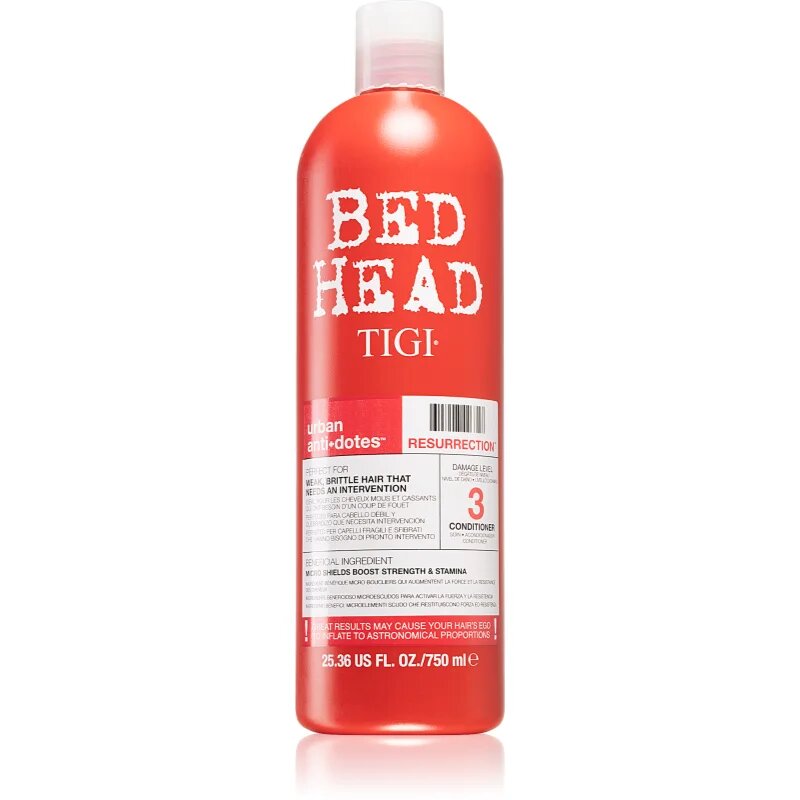 TIGI Bed Head Urban Antidotes Resurrection balzam za šibke obremenjene lase 750 ml