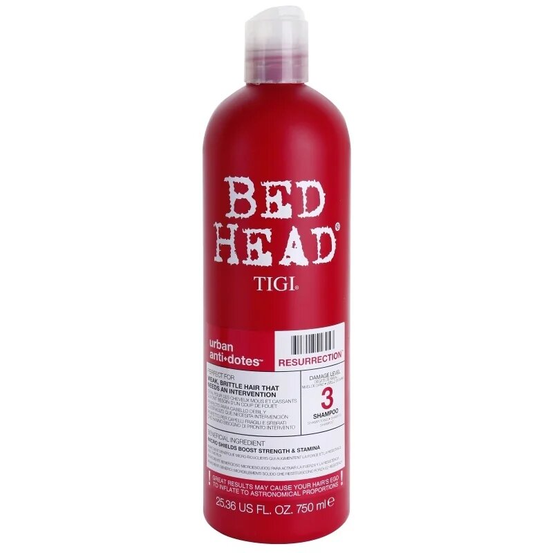 TIGI Bed Head Urban Antidotes Resurrection šampon za šibke obremenjene lase 750 ml
