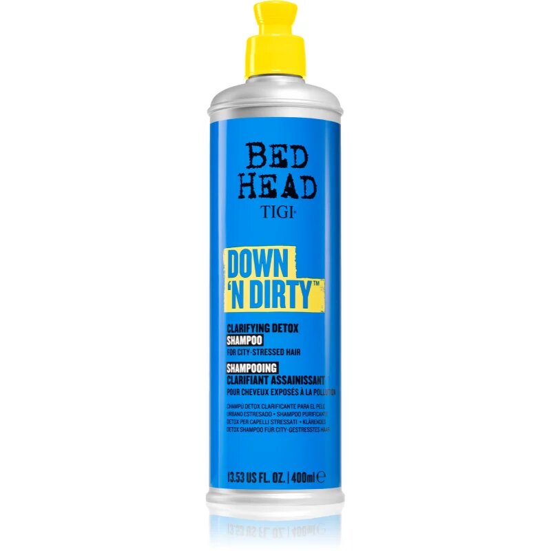 TIGI Down N' Dirty Clarifying Detox Shampoo čistilni razstrupljevalni šampon za vsakodnevno uporabo 400 ml