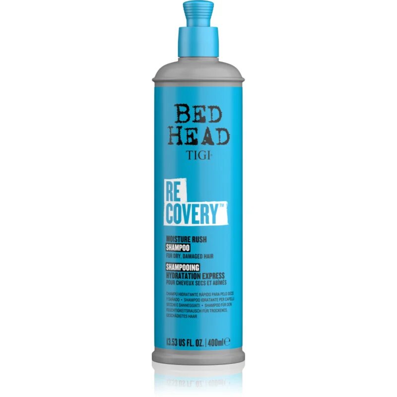 TIGI Recovery Moisture Rush Shampoo vlažilni šampon za suhe in poškodovane lase 400 ml