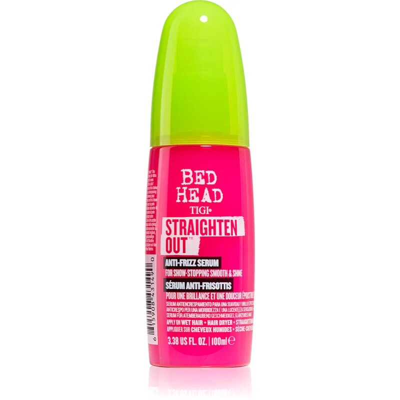 TIGI Straighten Out Anti-Frizz Serum serum za glajenje za sijaj in mehkobo las 100 ml