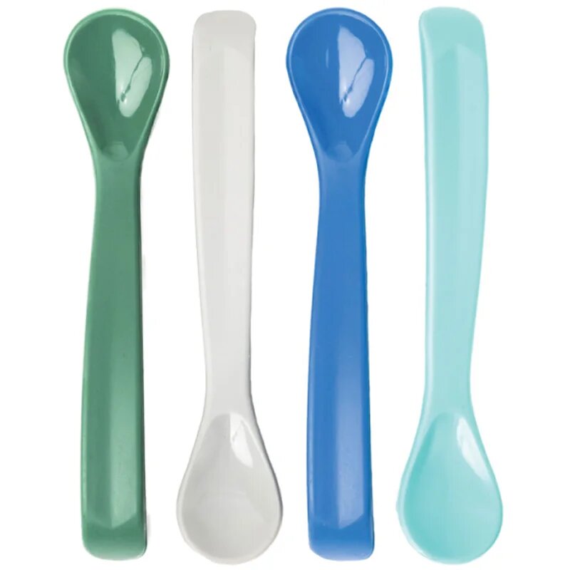 Tiny Twinkle Silicone Baby Spoons žlička Boy 4 kos