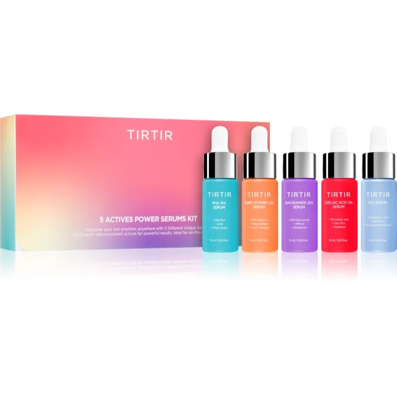 TIRTIR 5 Actives Power Serums Kit darilni set za popoln videz