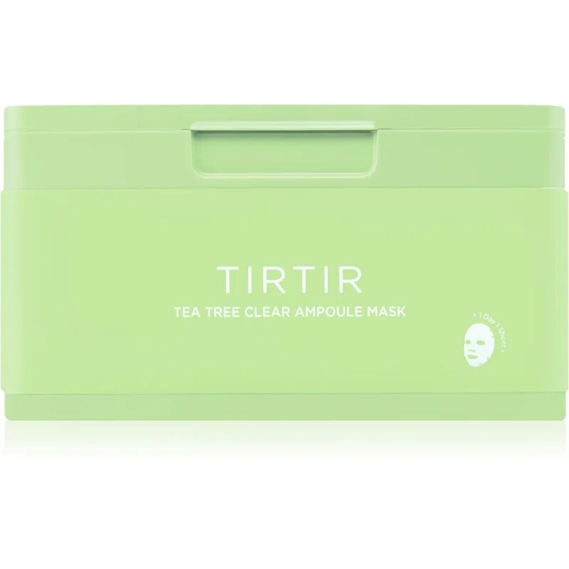TIRTIR Ampoule Mask Tea Tree Clear pomirjevalna tekstilna maska za problematično kožo 30 kos