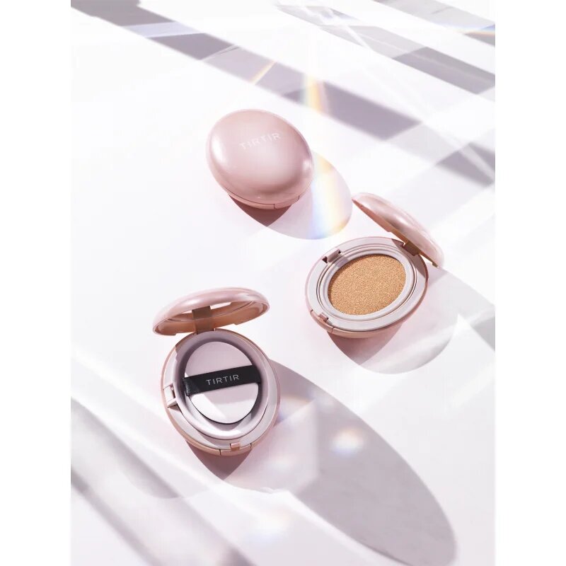 TIRTIR Mask Fit All Cover Cushion matirajoči tekoči puder v gobici odtenek 21C Cool Ivory 18 g