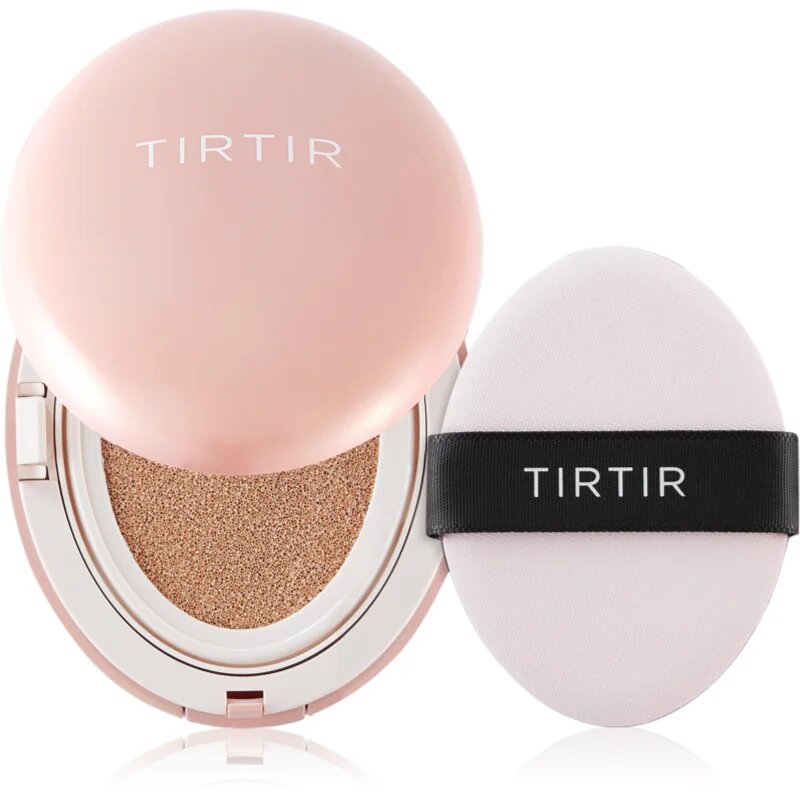 TIRTIR Mask Fit All Cover Cushion Mini matirajoči tekoči puder v gobici odtenek 27C Cool Beige 4.5 g