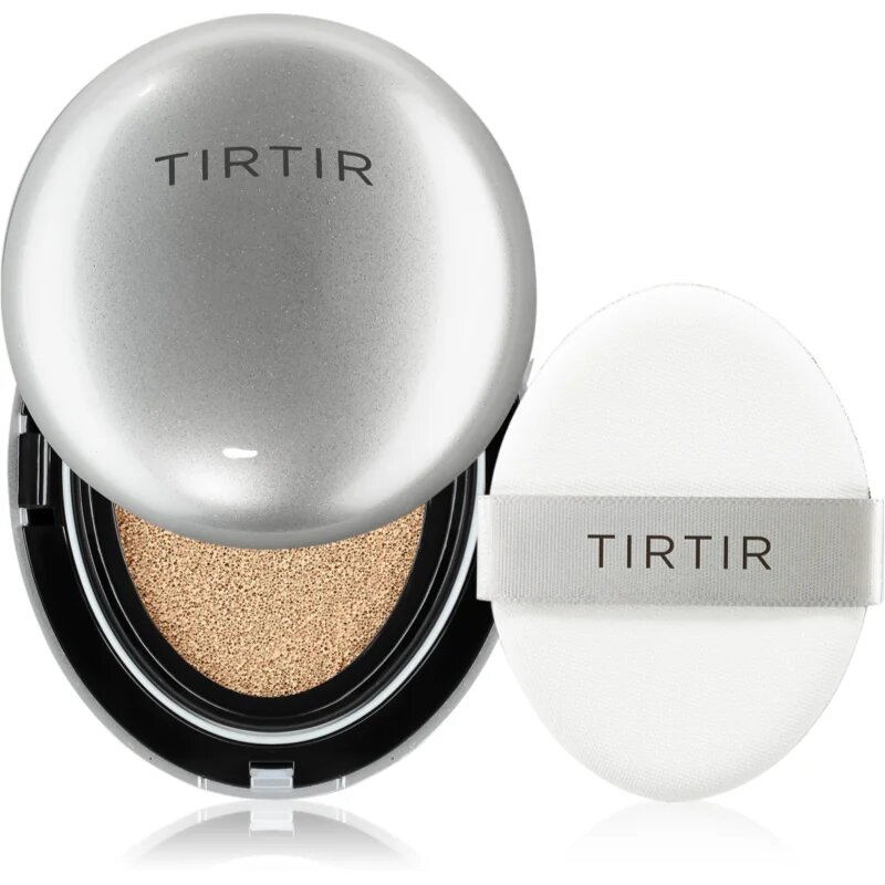 TIRTIR Mask Fit Aura Cushion vlažilni make-up v gobici za osvetlitev kože odtenek 24W Soft Beige 18 g