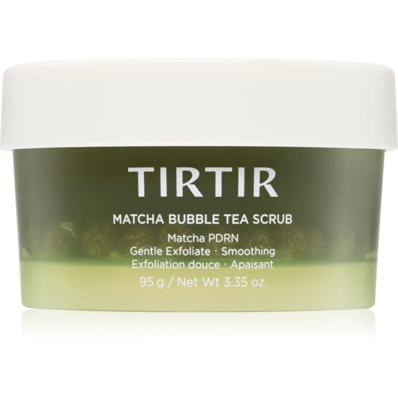 TIRTIR Matcha Bubble Tea Scrub nežni čistilni piling s pomirjajočim učinkom 95 g