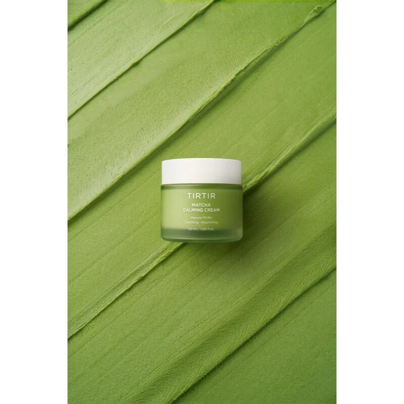 TIRTIR Matcha Calming Cream vlažilna pomirjajoča krema za obnovo kožne pregrade 50 ml