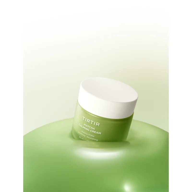 TIRTIR Matcha Calming Cream vlažilna pomirjajoča krema za obnovo kožne pregrade 50 ml