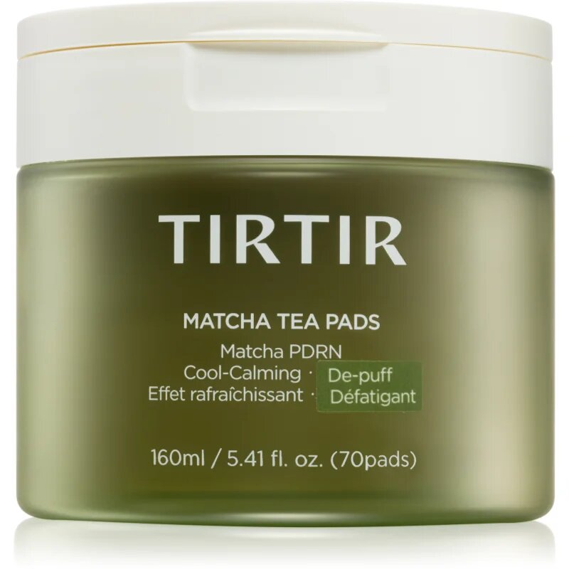 TIRTIR Matcha Tea Pads pomirjajoče blazinice s hladilnim učinkom 70 kos