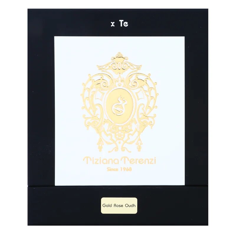 Tiziana Terenzi Gold Rose Oudh dišeča sveča 10 cm
