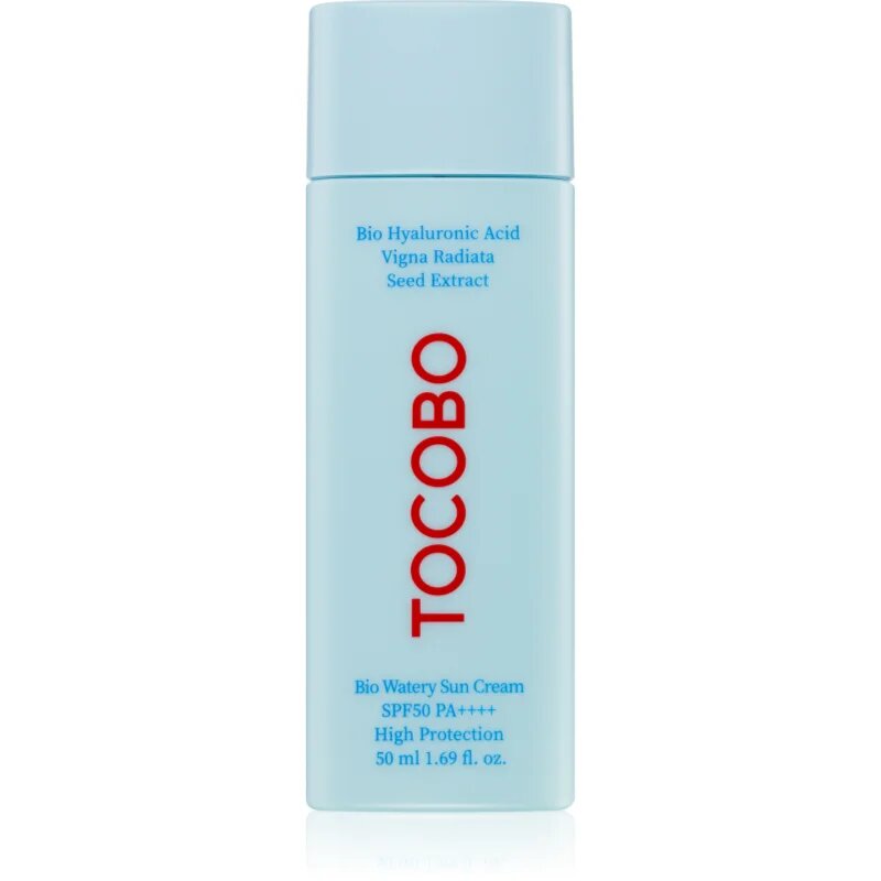 TOCOBO Bio Watery Sun Cream lahka vlažilna gel krema SPF 50+ 50 ml