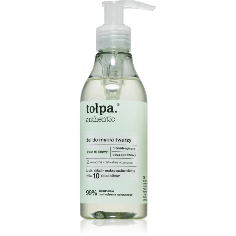 Tołpa Authentic čistilni gel za obraz 195 ml