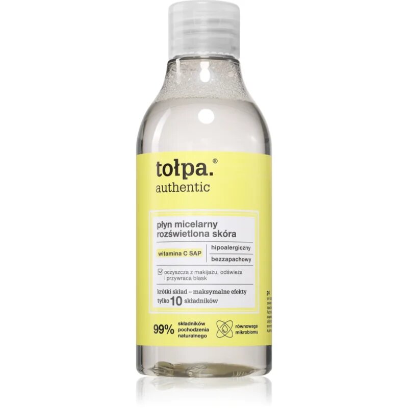Tołpa Authentic Micellar Liquid Illuminated Skin čistilna micelarna voda 300 ml