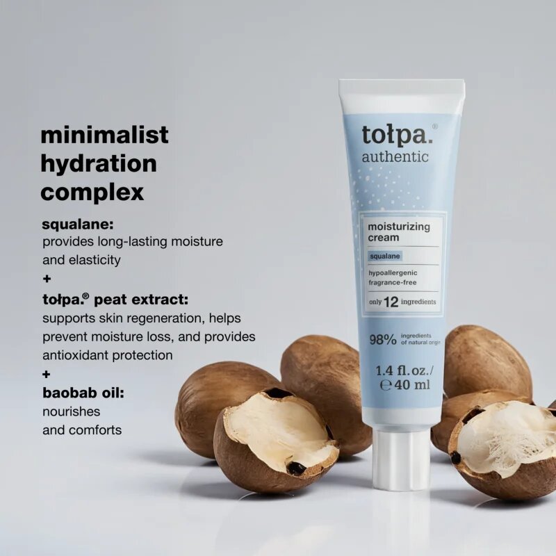 Tołpa Authentic Moisturized Skin Cream globinsko vlažilna krema za suho kožo 40 ml