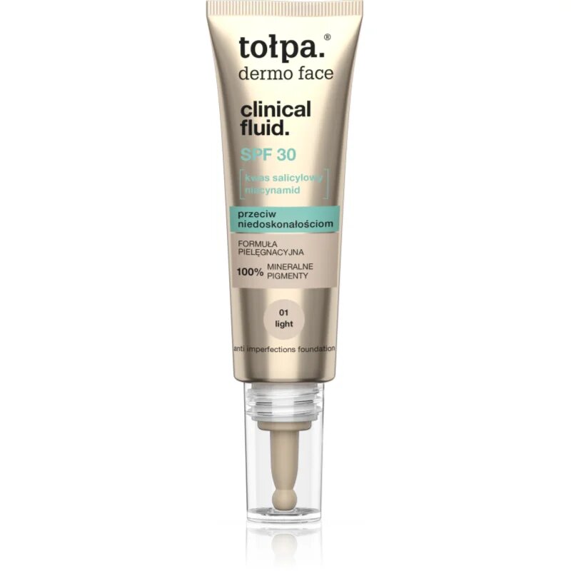 Tołpa Dermo Face Clinical Anti-Imperfections fluid proti nepravilnostim na koži odtenek Light 25 ml