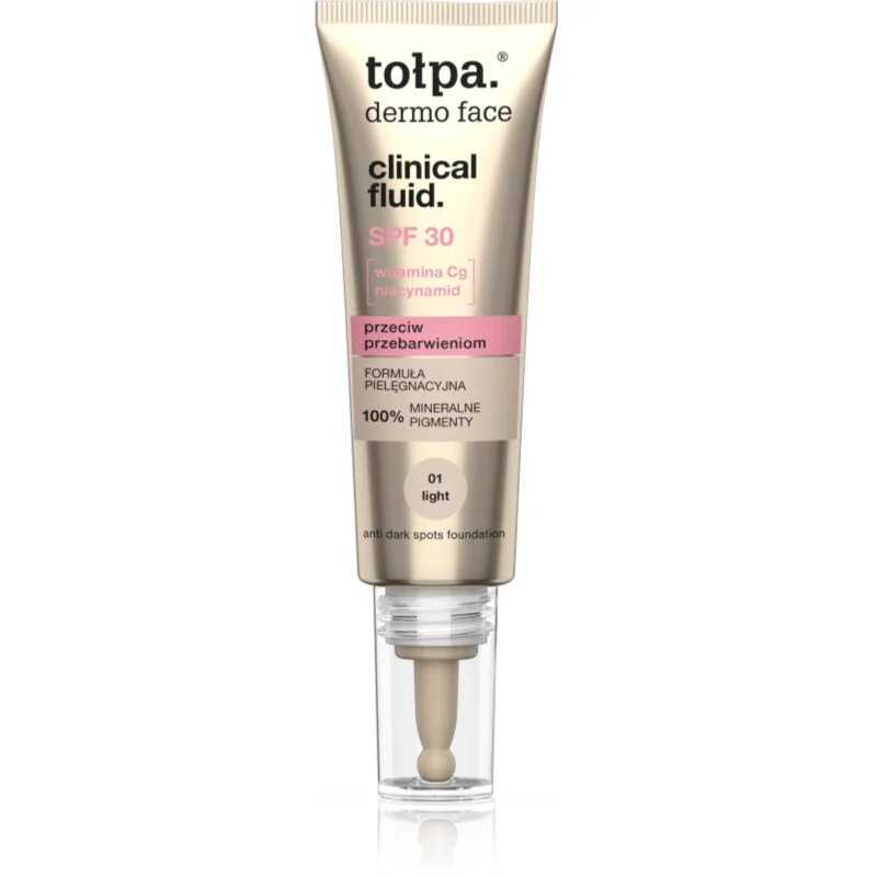 Tołpa Dermo Face Clinical Anti-Pigmentation fluid proti temnim madežem odtenek 01 Light 25 ml