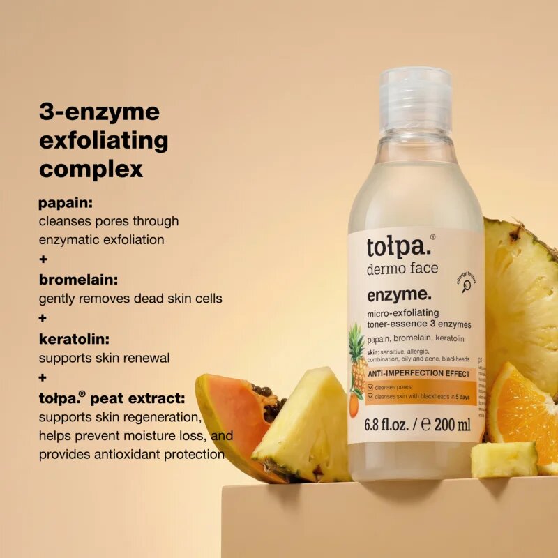 Tołpa Dermo Face Enzyme čistilna emulzija s piling učinkom 200 ml
