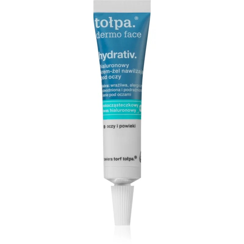 Tołpa Dermo Face Hydrativ gelasta krema za predel okoli oči proti podočnjakom 10 ml