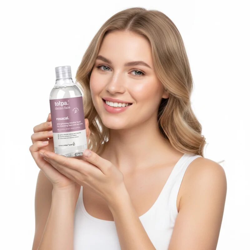 Tołpa Dermo Face Rosacal micelarna čistilna voda za obraz in oči 400 ml