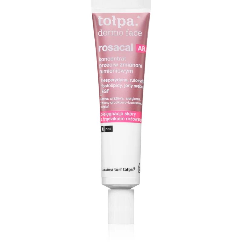 Tołpa Dermo Face Rosacal nočna koncentrirana nega proti rdečici na obrazu 40 ml